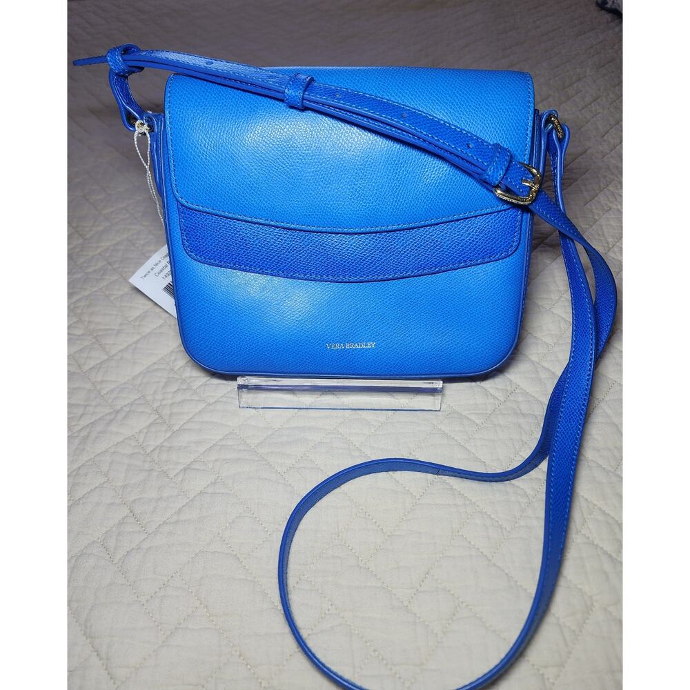 Vera Bradley NWT Twice as Nice Crossbody Coastal Blue